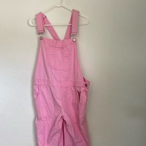 Denim CO. Pink Overalls